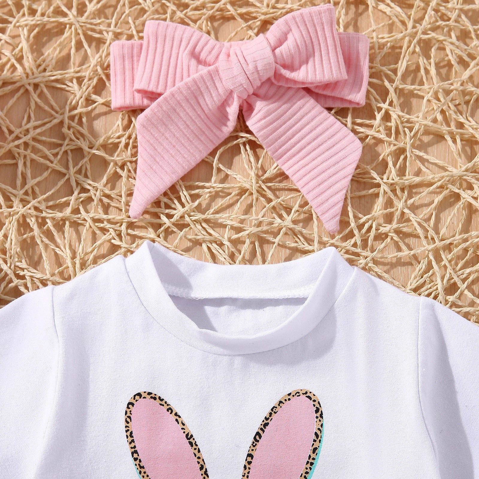 Easter Day Infant Newborn Baby Girls Short Sleeve Clothes Sets