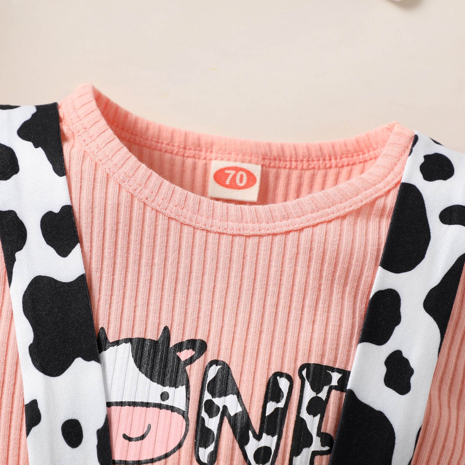 Newborn Baby Girl Clothes Sets Fly Sleeve Ribbed Top + Bowknot Suspenders Shorts+Headband 3PCS Outfit