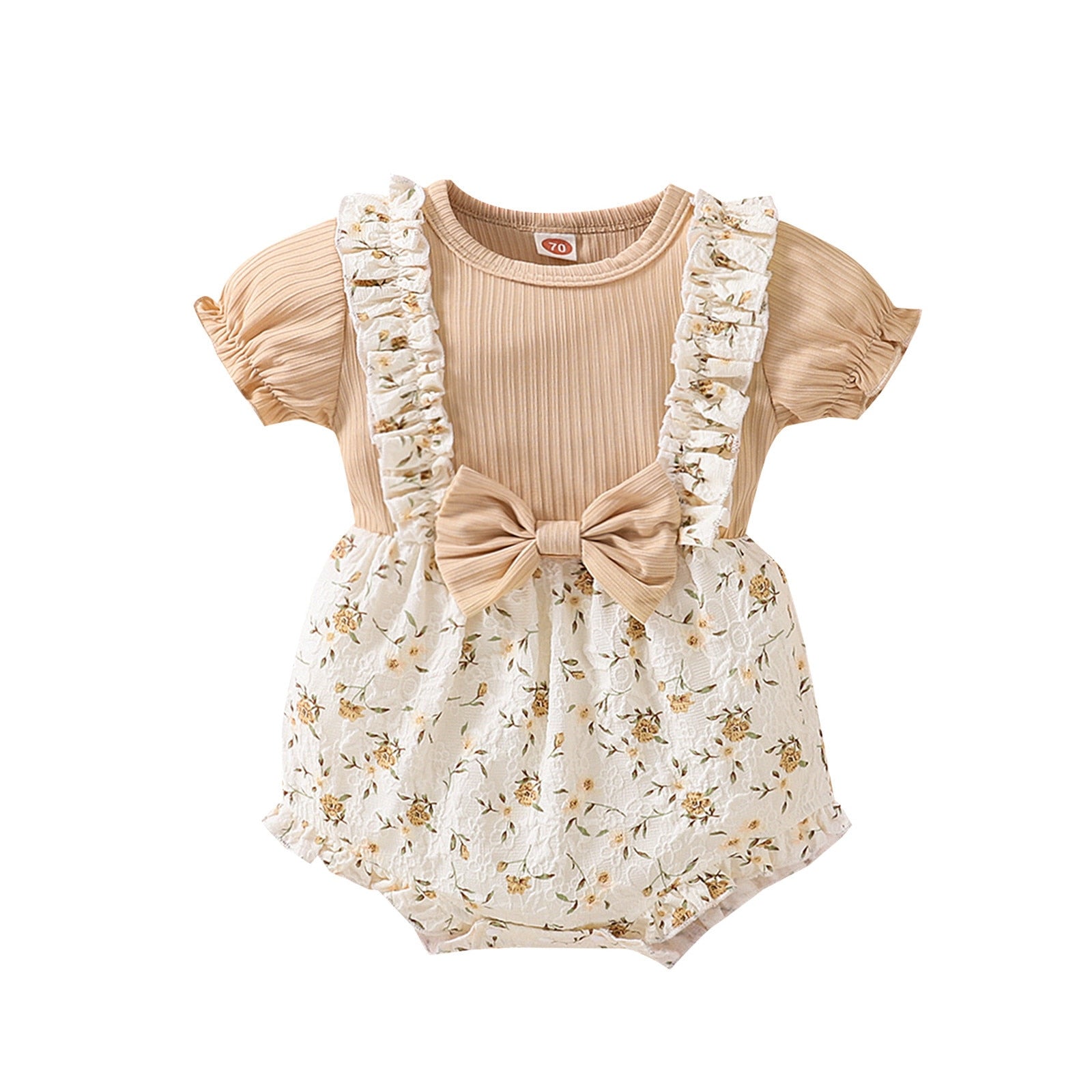 Stylish and Comfortable Infant Baby Girls Bodysuits for Summer