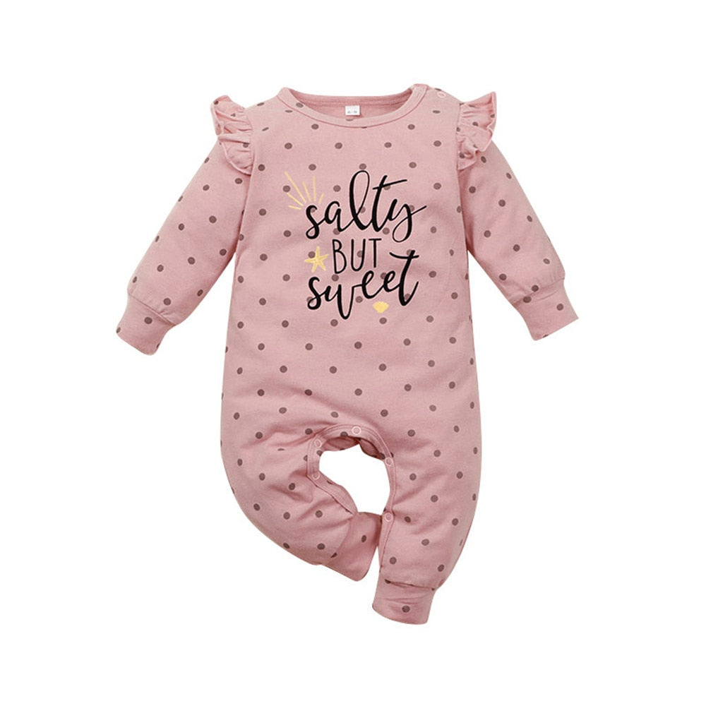 Sweet and Stylish Long Sleeve Rompers for Newborn Girls