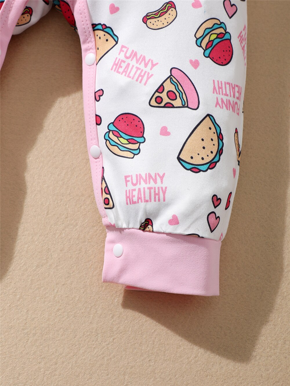 Cute Infant Girl Jumpsuit - Short Sleeve Patterned Bodysuit for Newborn Baby Girls