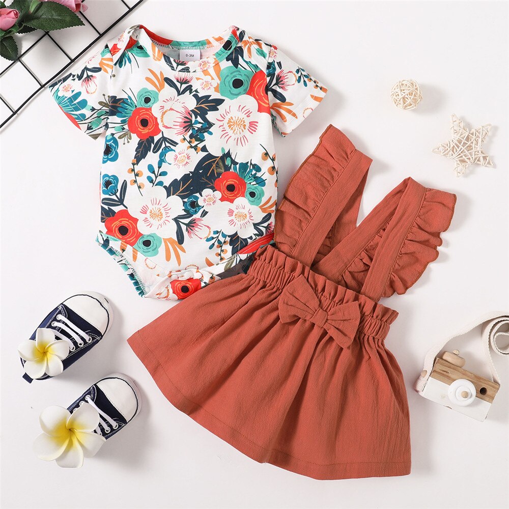 Sweet Princess Baby Girls Clothes Set for Summer