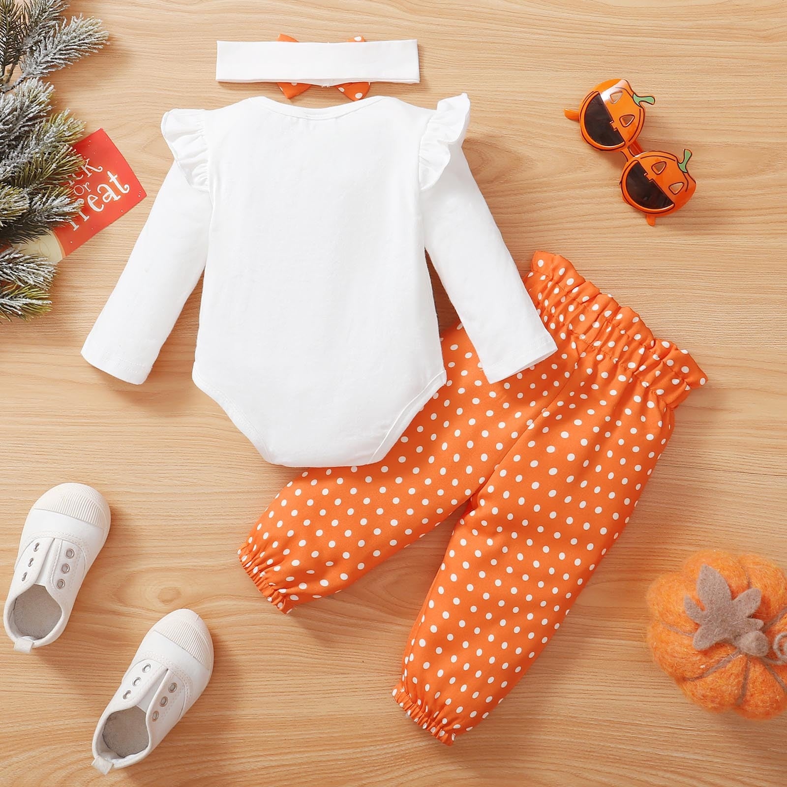 Celebrate Baby's First Halloween with Our Adorable 3-Piece Outfit Set