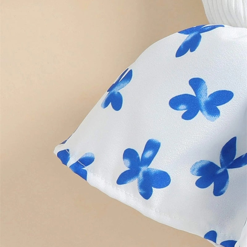 Stylish Summer Bodysuits for Your Little Princess - Flower Print Rompers for Infants and Toddlers