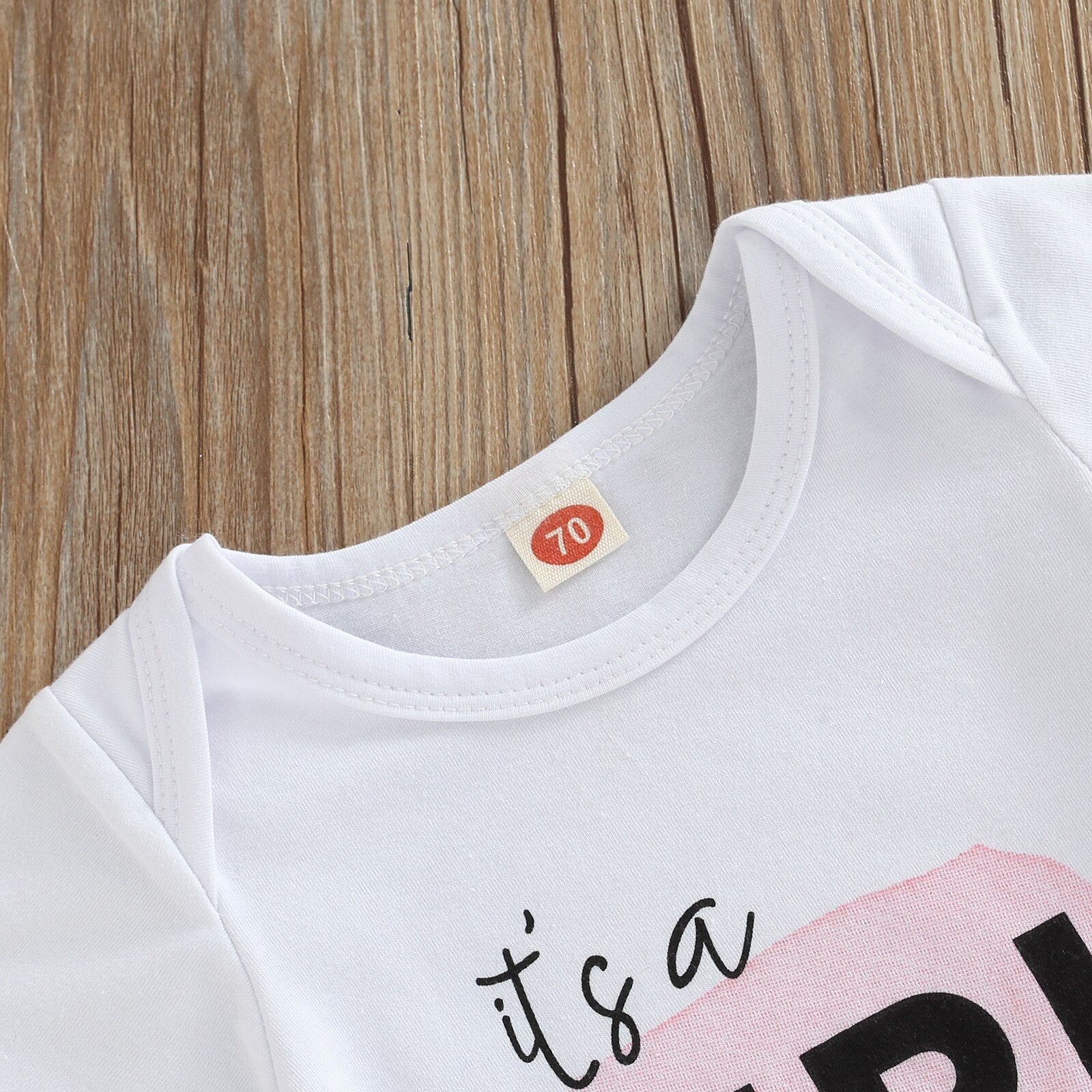 Infant Baby Boy Girl Boysuit Short Sleeve Letter Printed Jumpsuit