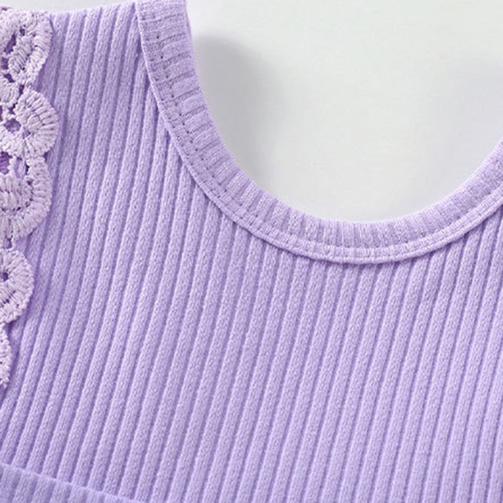 Adorable Lace Flying Sleeve Newborn Bodysuits Skirts - Perfect Summer Outfits for your Little One!