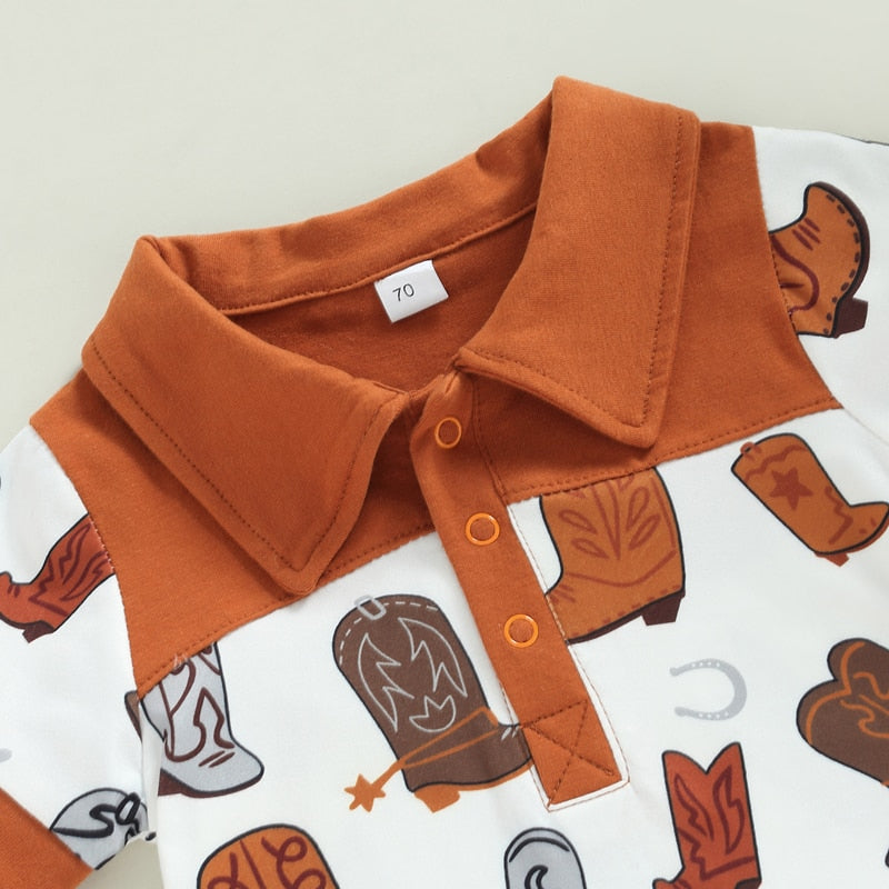 Dress Your Little Gentleman in Style with Summer Newborn Baby Boys Bodysuits