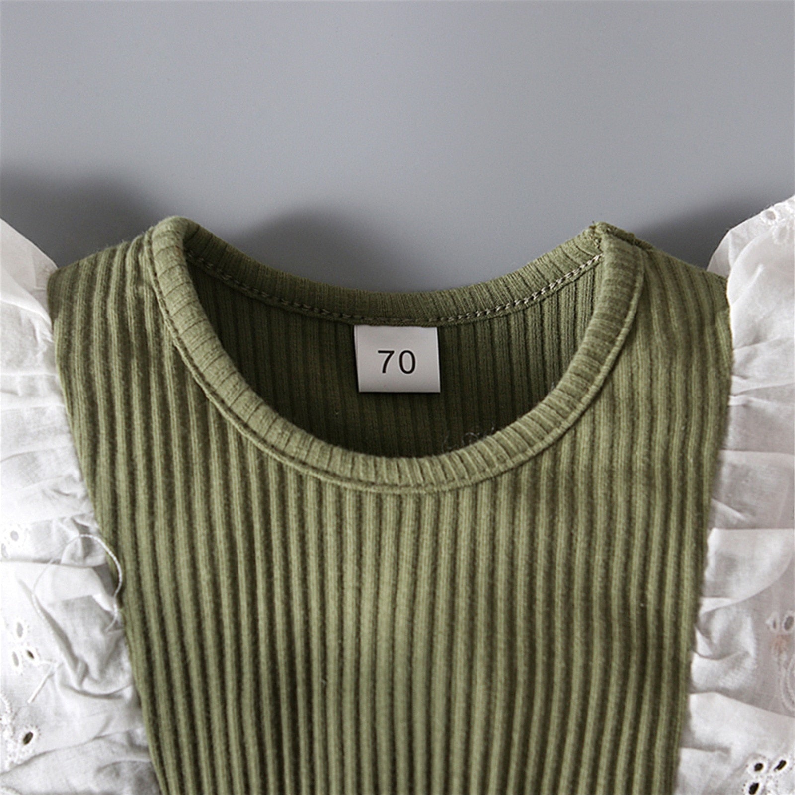 Adorable Newborn Baby Girls Rompers with Lace Ruffles and Bowknot - Perfect for Holidays and Special Occasions