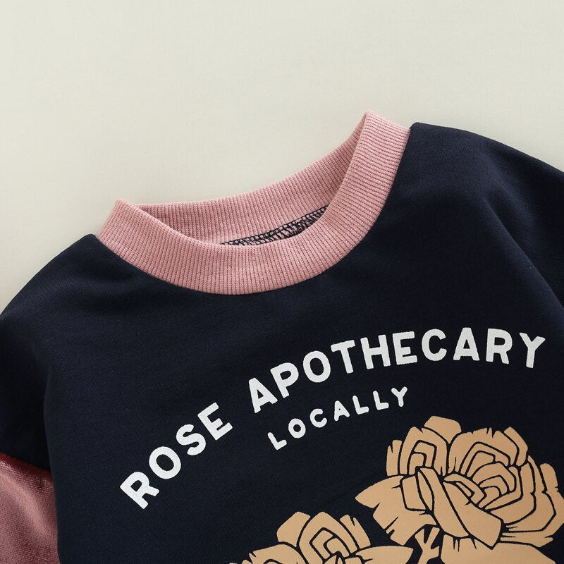 Fashionable Autumn Newborn Baby Rompers with Mushroom Flower and Letter Print