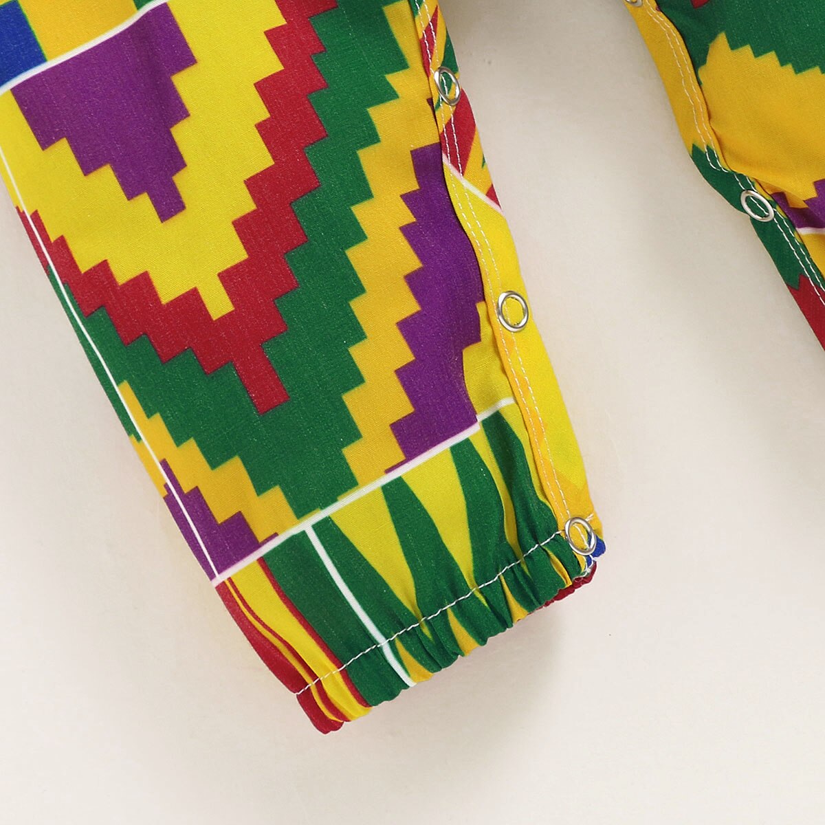 Newborn Baby Girl Irregular Graphics Suspenders Romper