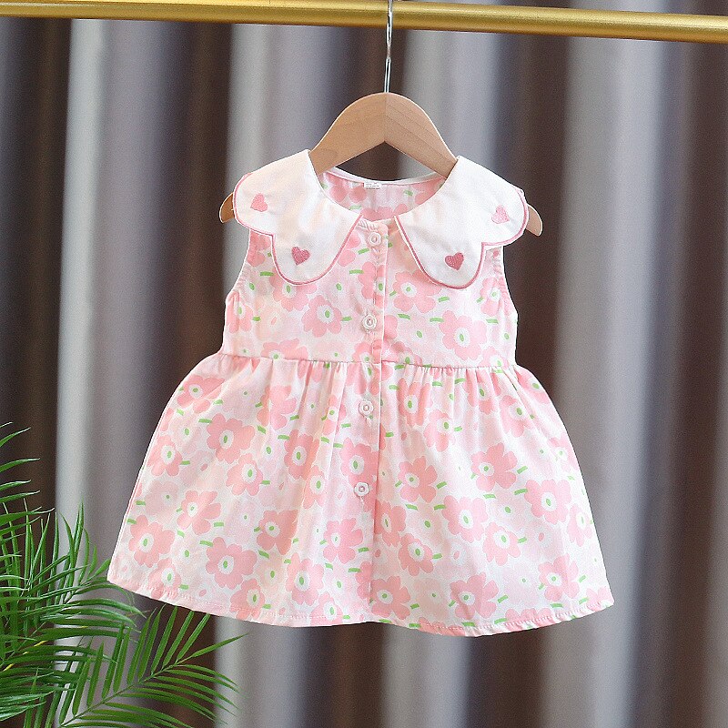 Sweet Summer Flower Dresses for Toddler Girls