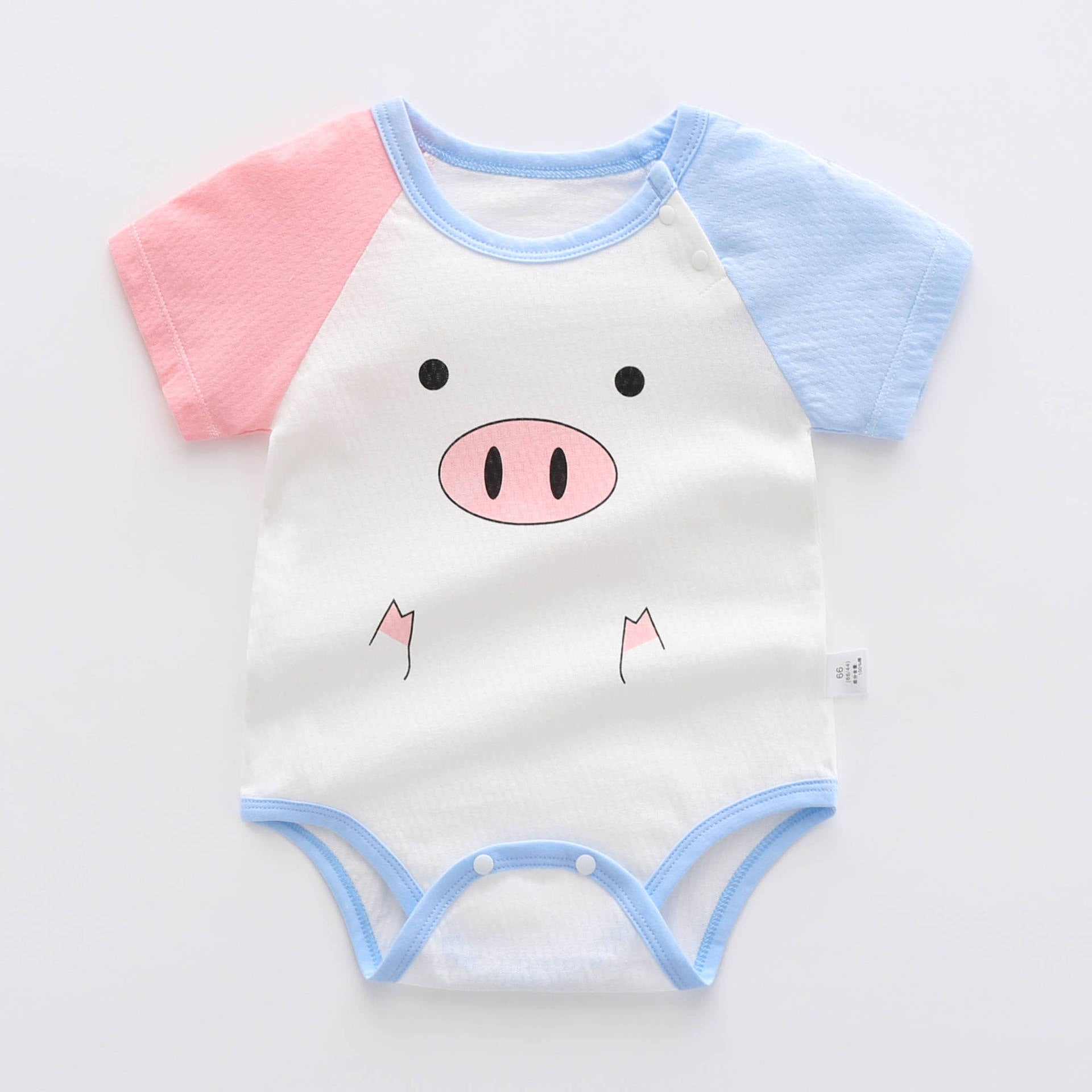 Adorable Summer Baby Boys Bodysuits in Cotton with Cartoon Prints