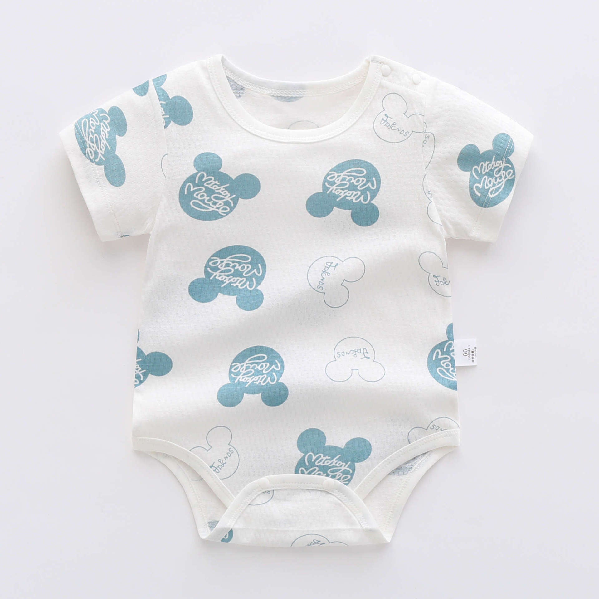 Adorable Summer Baby Boys Bodysuits with Cartoon Prints
