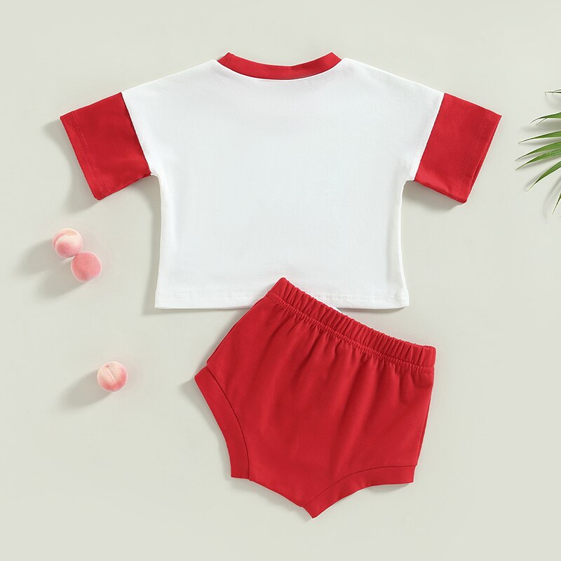 Adorable Fruit Patchwork Baby Girl Outfits for Summer