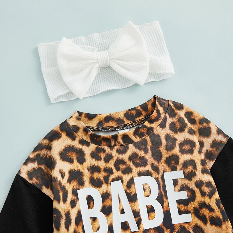 Leopard Print Rompers for Fashionable Newborns