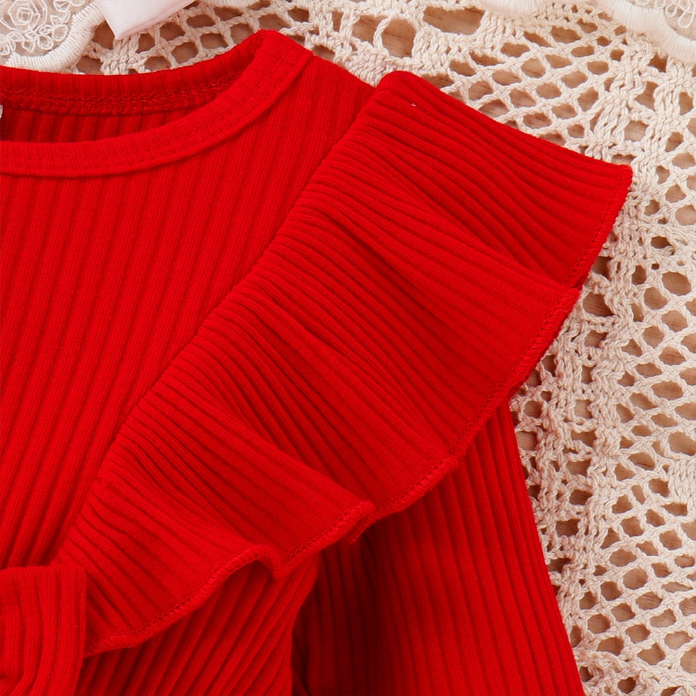 Stylish and Comfy Romper Dress Set for Baby Girls - Perfect for Spring and Beyond