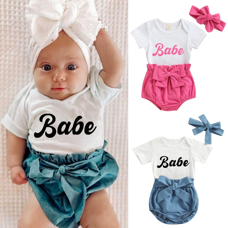 Cute Summer Baby Girls and Boys Casual Clothes Sets