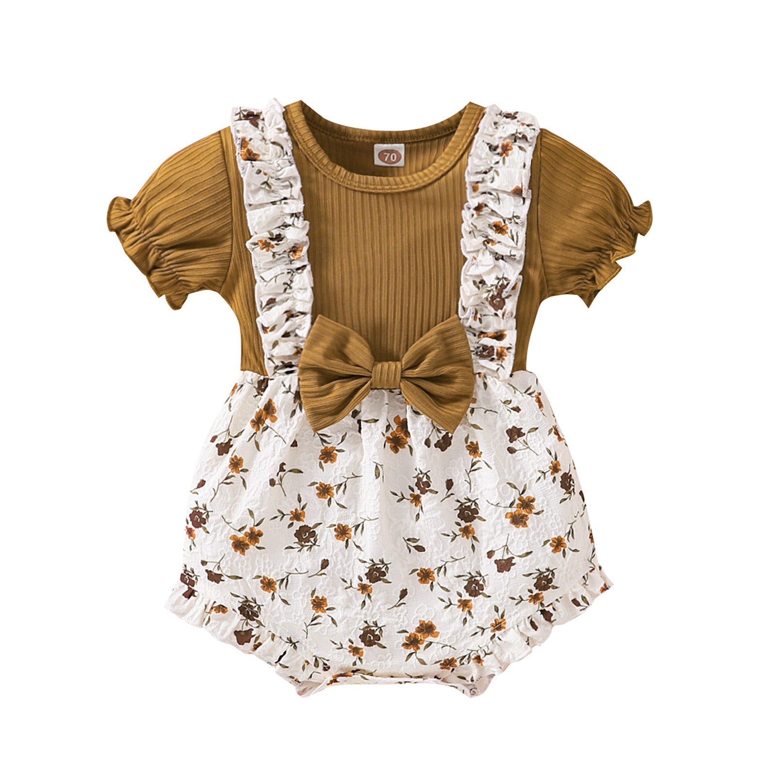 Stylish and Comfortable Infant Baby Girls Bodysuits for Summer