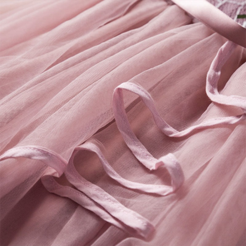 Summer Rose Sleeveless Evening Dress for Toddler Girls