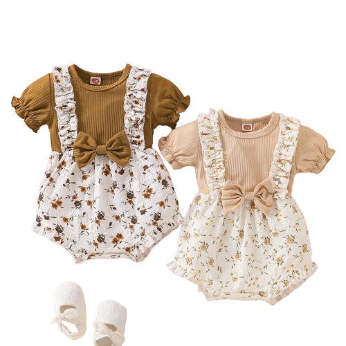 Stylish and Comfortable Infant Baby Girls Bodysuits for Summer