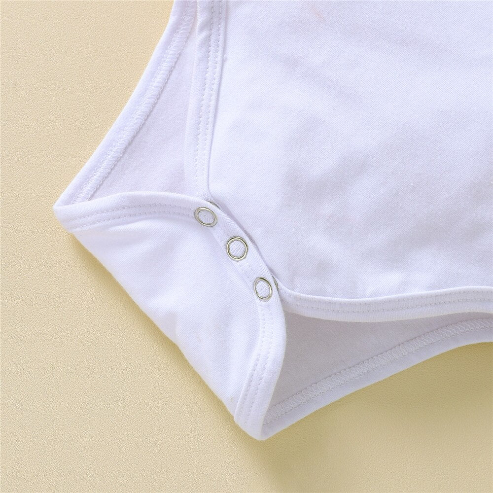 Cute Sunflower Printed Baby Clothes Set for Girls - 3 Piece Summer Outfit