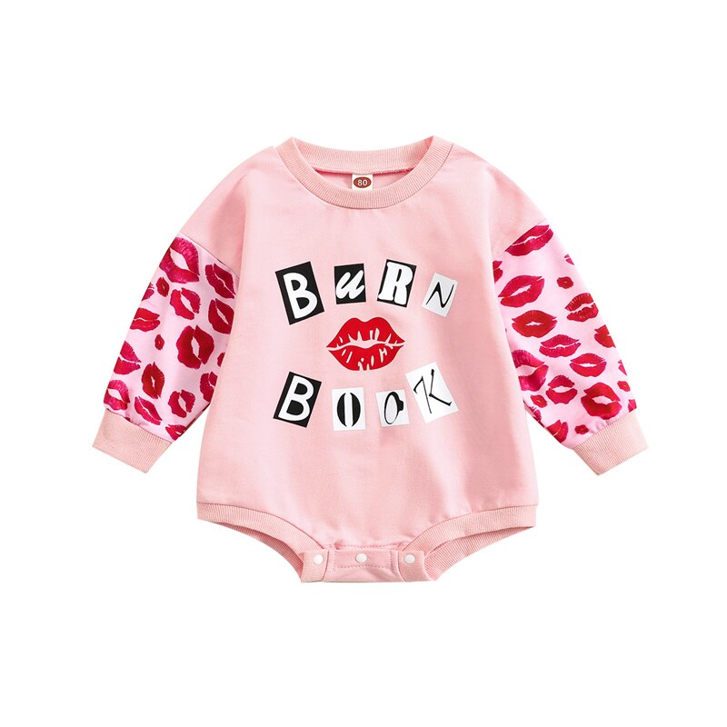 Adorable Valentine's Day Rompers for Newborn Baby Girls