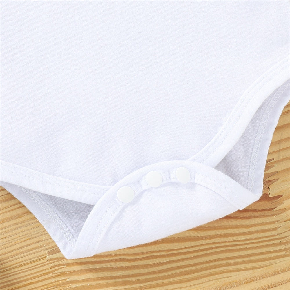 Adorable 4th of July Outfit for Toddler Boys - Letter Bodysuit and Striped Overalls