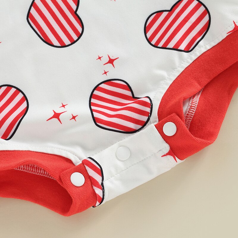 Lovely Autumn Newborn Baby Girls Valentine's Day Clothes