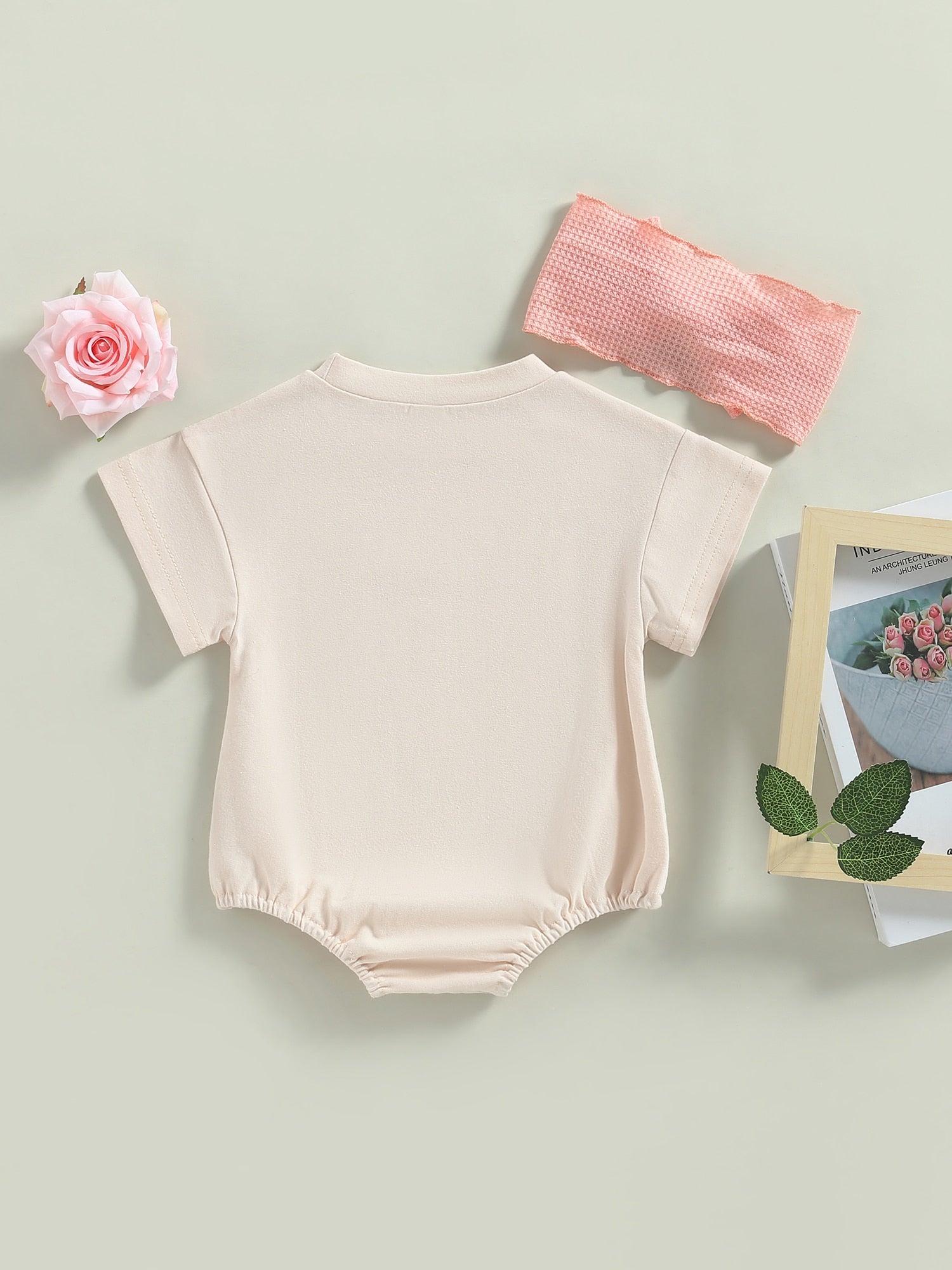 Newborn Baby Girl Short Sleeve Bubble Romper T-Shirt Butterfly Bodysuit Jumpsuit Tops