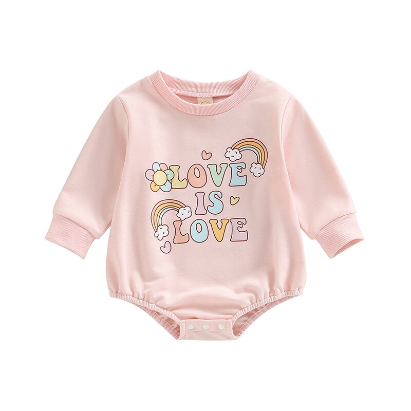 Lovely Autumn Newborn Baby Girls Cartoon Print Rompers