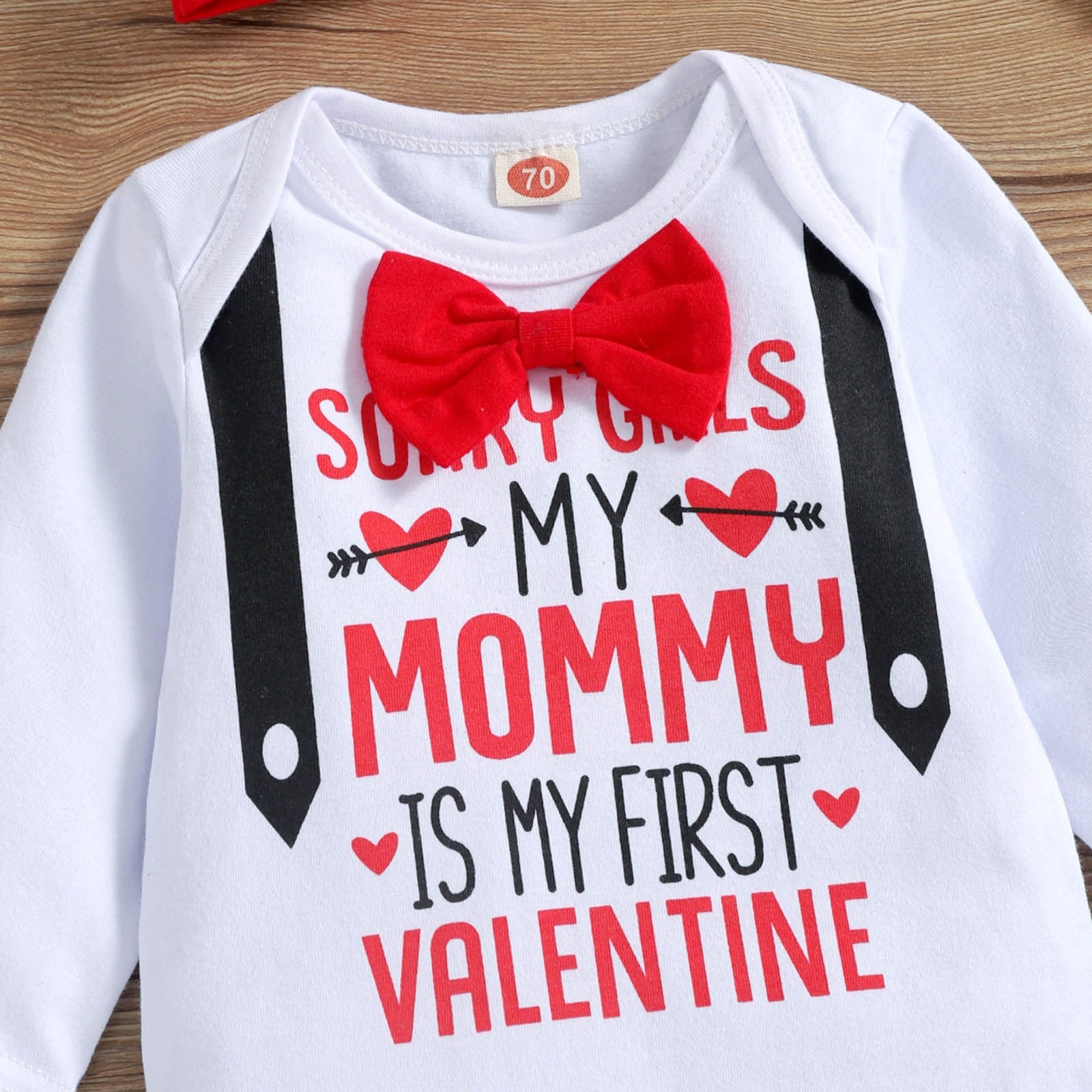 Adorable Newborn Infant Baby Boys Clothes Sets for Valentine's Day Outfits