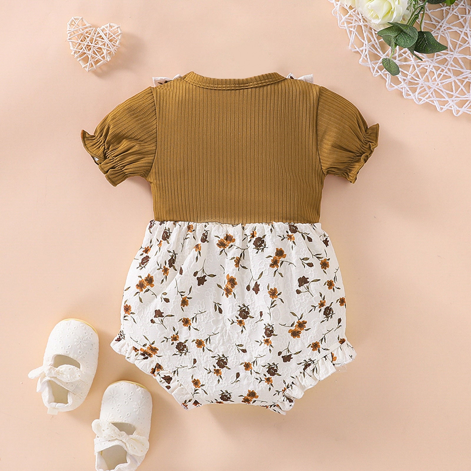 Stylish and Comfortable Infant Baby Girls Bodysuits for Summer