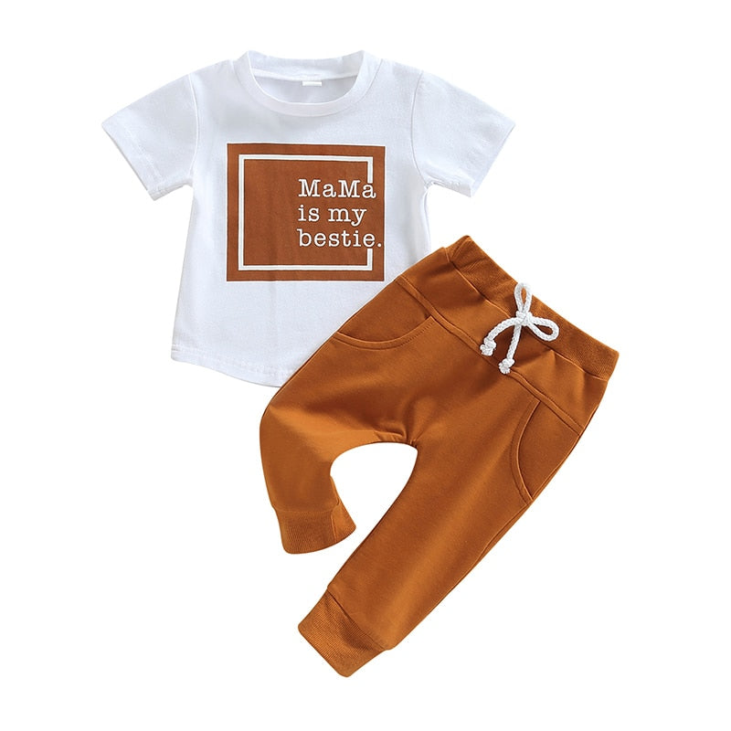 Stylish and Comfortable Summer Clothing Sets for Newborn Baby Boys
