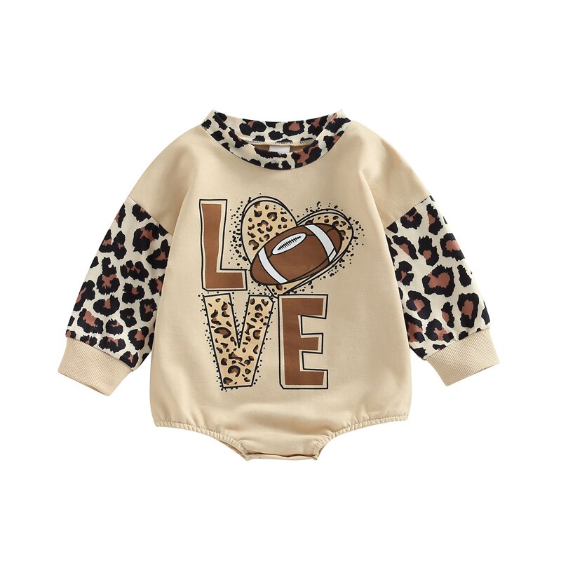 Stylish Newborn Baby Girls Rompers with Floral, Rugby, and Leopard Prints