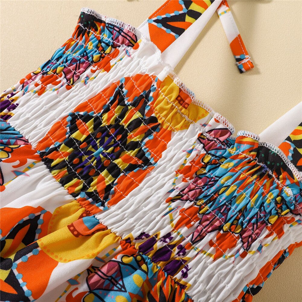 Girls Bohemian Slip Dress for Summer