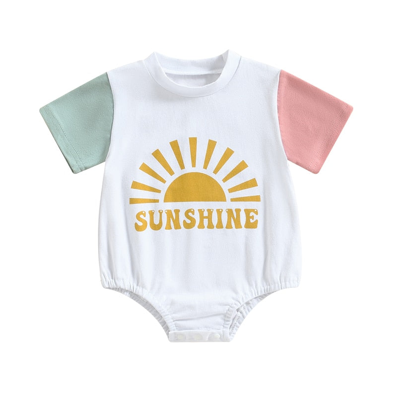 Summer Rainbow Romper for Girls and Boys