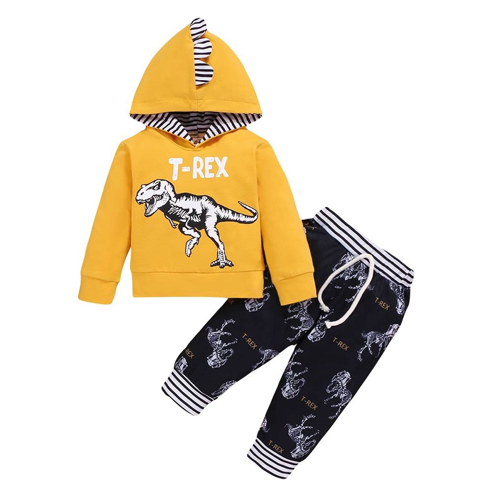 Adorable Baby Boys Bodysuit Set with Hooded Hoodie and Pants for Spring