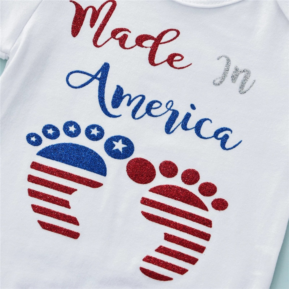 Adorable 4th of July Baby Girl Outfit