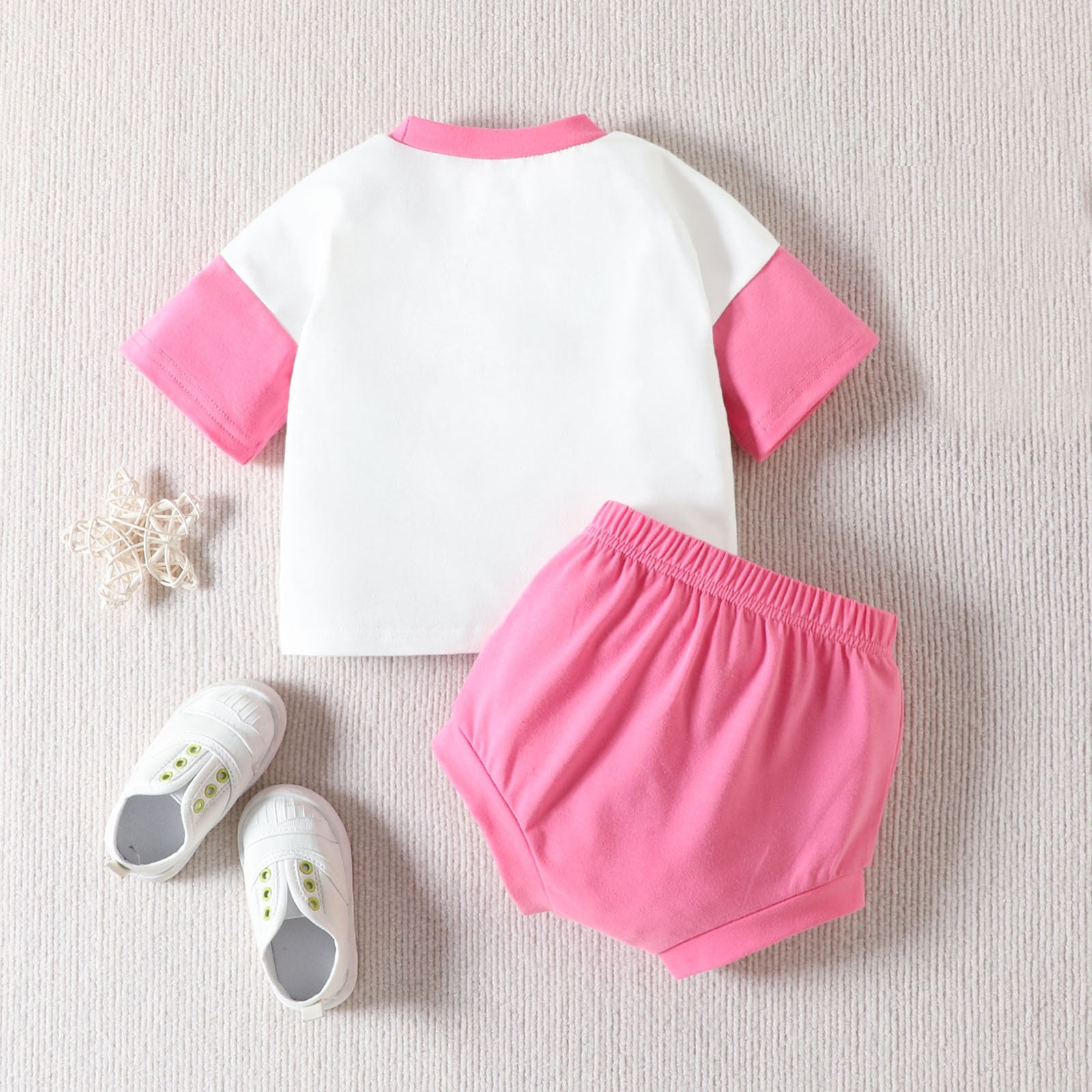 My First Baby Easter Outfits - Cute Rabbit Clothing Short Sleeve T-shirts + Shorts Sets