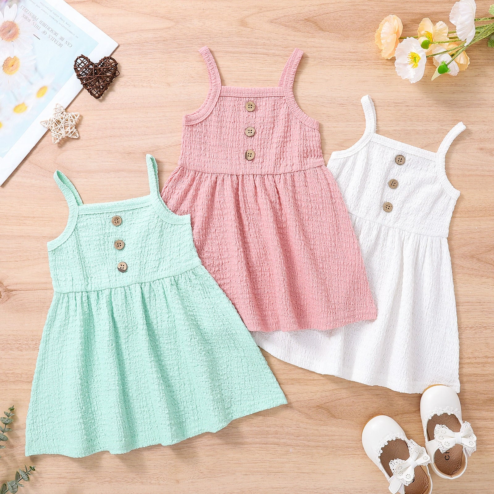 Cute and Breathable Baby Girl Dresses for Summer