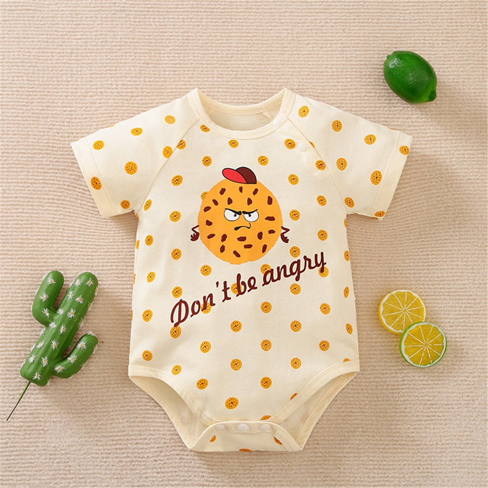 Adorable Short Sleeve Bodysuits for Newborn Girls and Boys