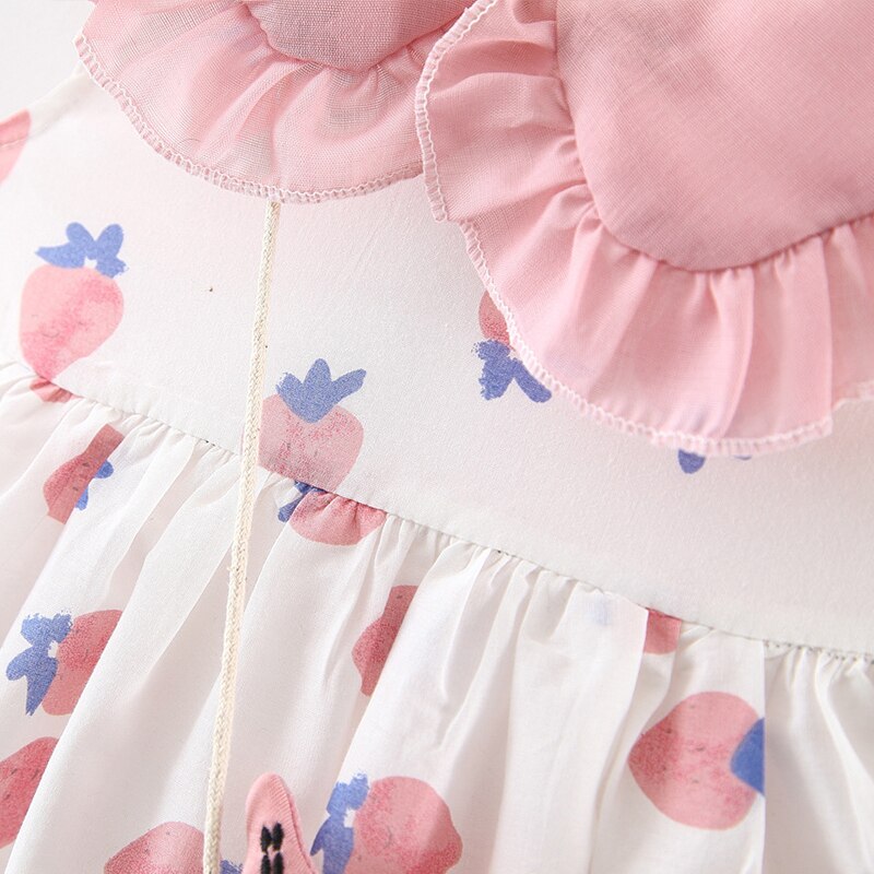 Sweet Strawberry Baby Girls Children Clothes Set