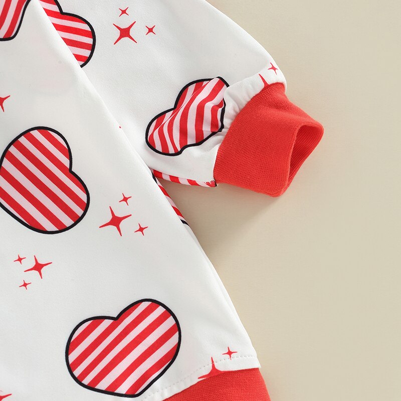 Lovely Autumn Newborn Baby Girls Valentine's Day Clothes