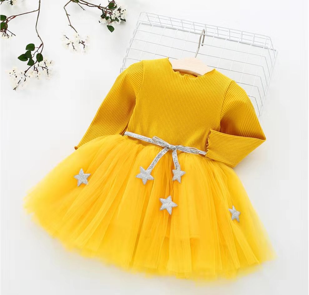 Toddler Girls Birthday Party Princess Mesh Evening Dress