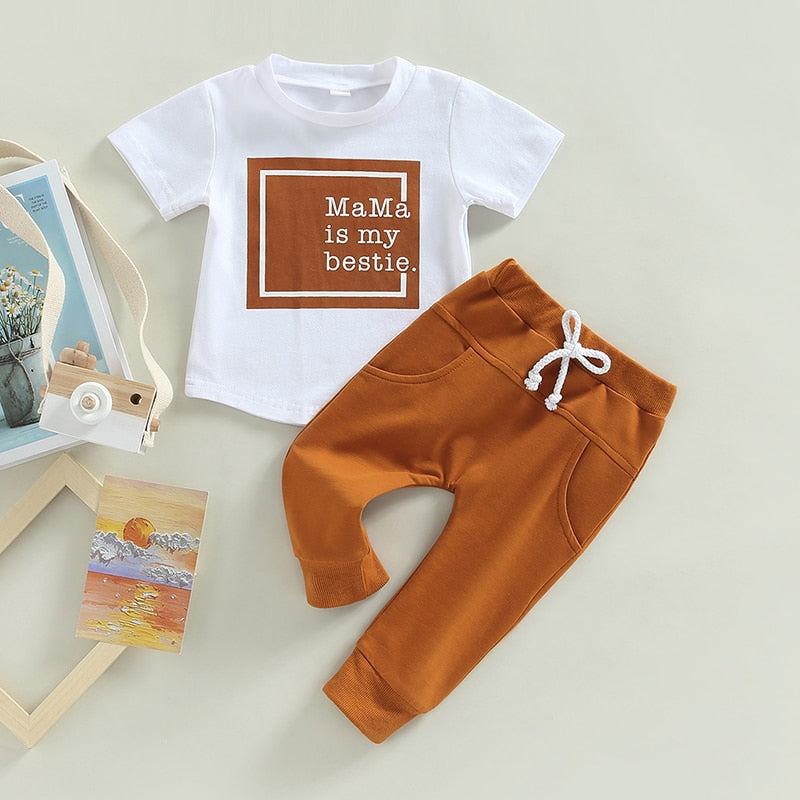 Stylish and Comfortable Summer Clothing Sets for Newborn Baby Boys