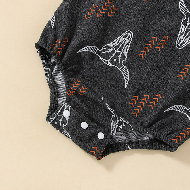 Cute Cow Printed Baby Rompers for Boys and Girls
