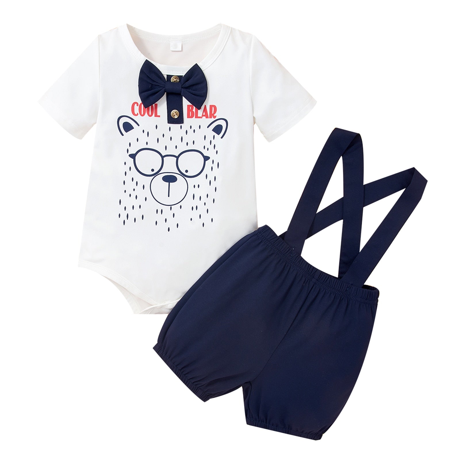 Adorable Newborn Baby Boy 2-Piece Casual Clothing Set