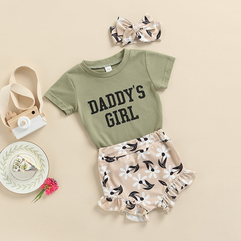 Fashion Toddler Newborn Baby Girls 2Pcs Summer Outfits