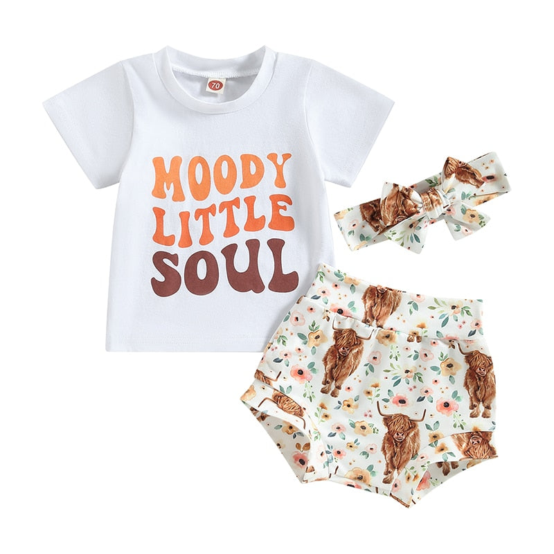Fashionable Summer Clothes Sets for Newborn Baby Girls