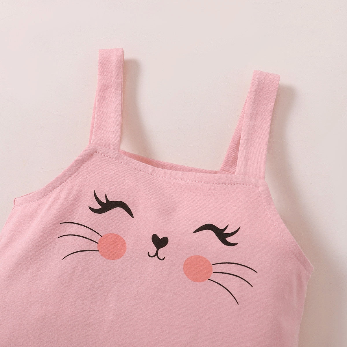 Newborn Infant Baby Girls Easter Bunny Print Clothes Sets